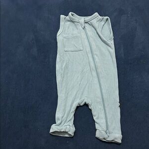 Kyte BABY Blue Ribbed One Piece